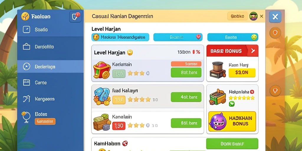 Tampilan antarmuka yang menarik dan user-friendly.