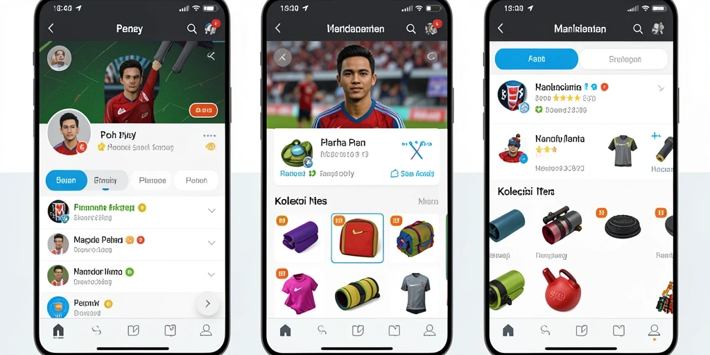 Tampilan menu utama yang intuitif dan menarik.