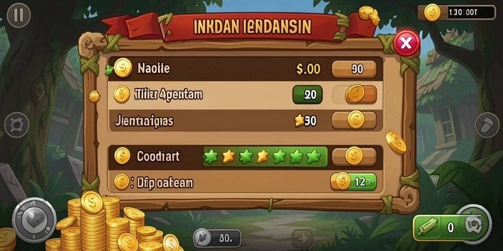 Screenshot pertarungan intens di arena.