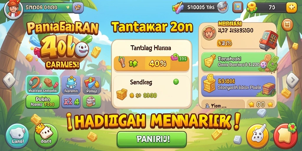 Tampilan antarmuka yang menarik dan mudah digunakan.