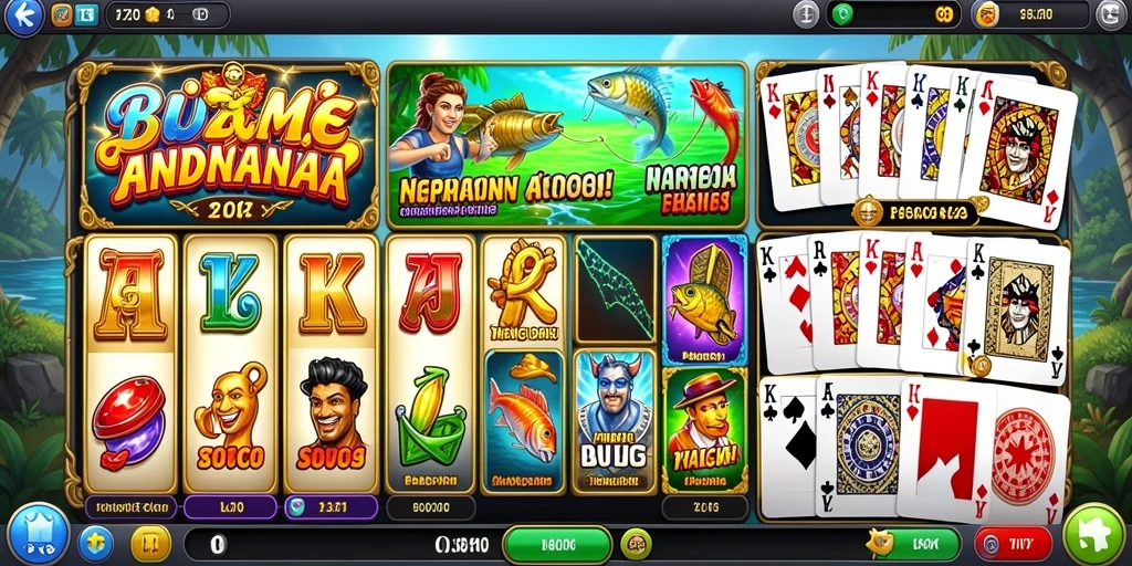 Gulungan slot penuh warna dengan efek animasi menarik.